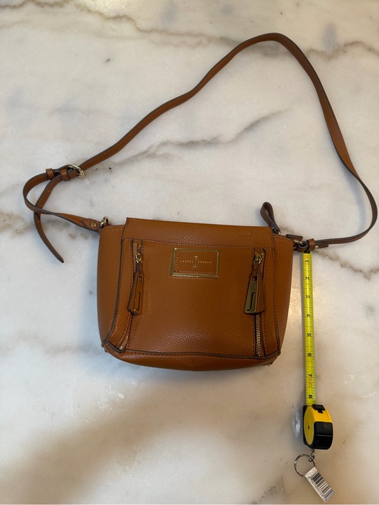 Kenneth Cole Handbags - Kenneth Cole Cognac Leather Crossbody with Gold Hardware